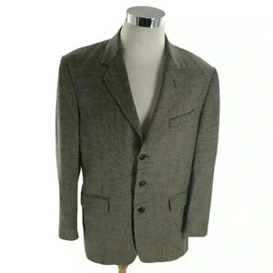 Gianfranco  Italy 100% Wool Fully Lined 3 Button  Coat Jacket Men"s Size 43R